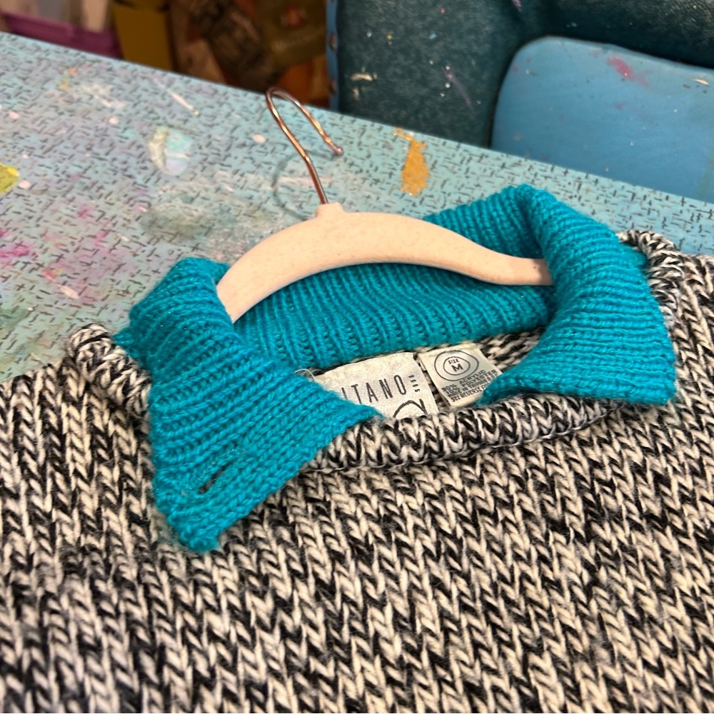 80s Color Block Sweater - Picture 5 of 9